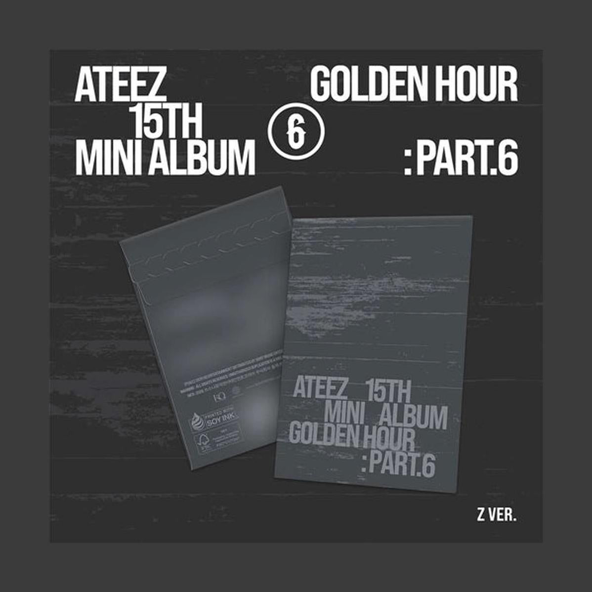 ATEEZ – 15th Mini Album [GOLDEN HOUR : Part.6] (POCAALBUM / Z VER.) - ATEEZ GOLDEN HOUR PART 6 - portada del producto
