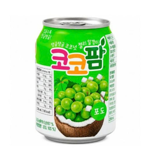 bebida coreana de uva y nata Haitai 