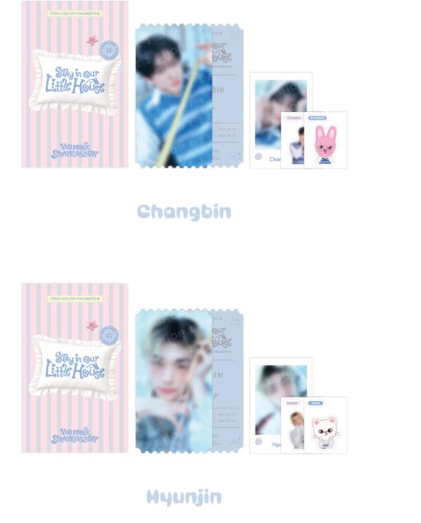 Stray Kids Special Ticket Set Oficial | STAY in Our Little House - Seal Stickers