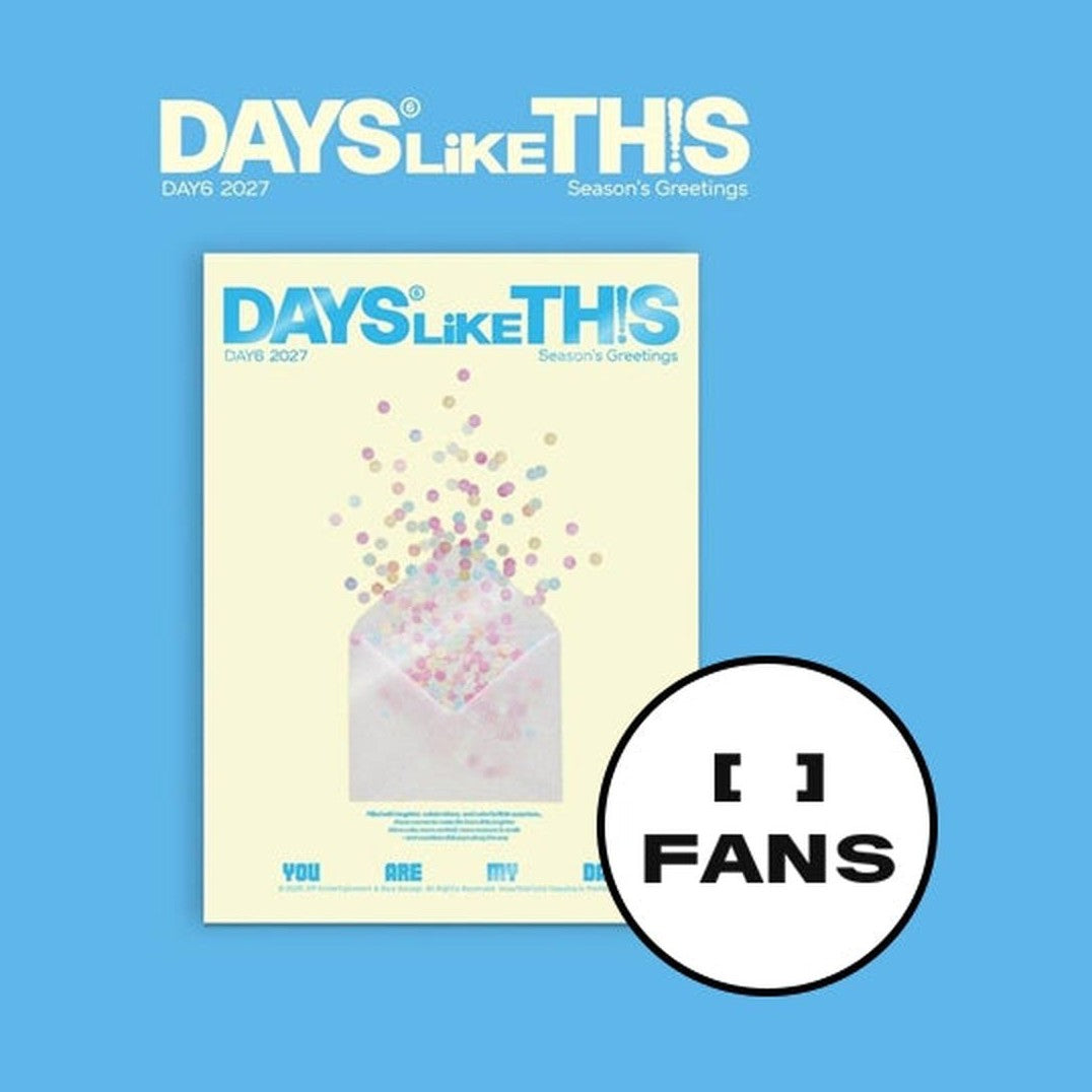 DAY6 2027 Season's Greetings DAYS LIKE THIS cover