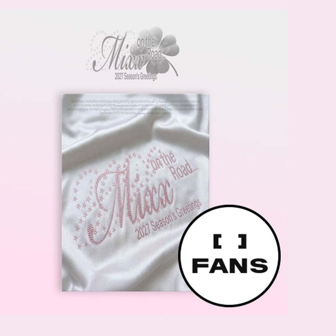 Portada del Season’s Greetings 2027 de NMIXX MIXX ON THE ROAD con POB Fans Shop