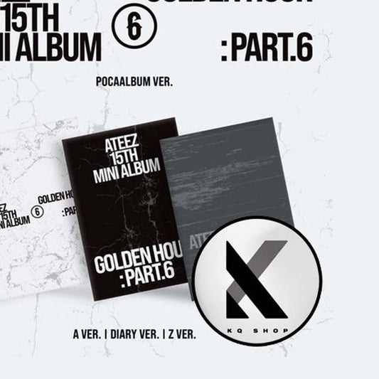 [KQSHOP POB] ATEEZ – 15th Mini Album [GOLDEN HOUR : Part.6] (POCAALBUM SET) - ATEEZ GOLDEN HOUR PART 6 - portada del producto